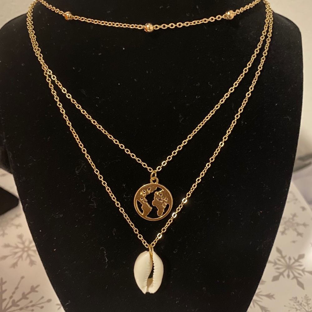 3 chain necklace